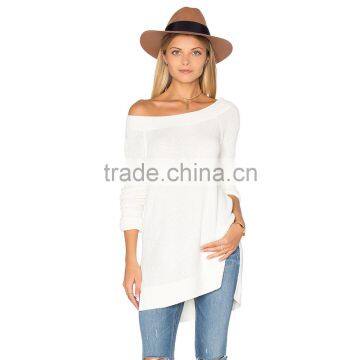 Lady Off Shoulder Long Sleeve Blouse & Top