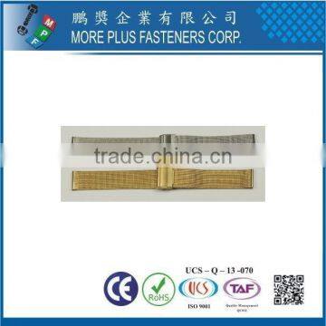 Taiwan Brass Metal Copper Gold Plated Steel Adjust Buckle Slide Strap Buckle photo-5