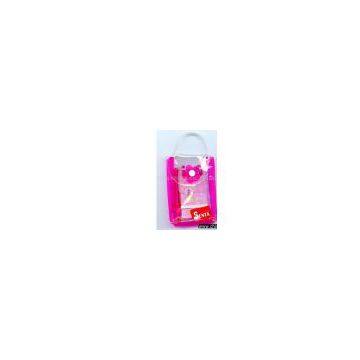 pvc bag with notebook