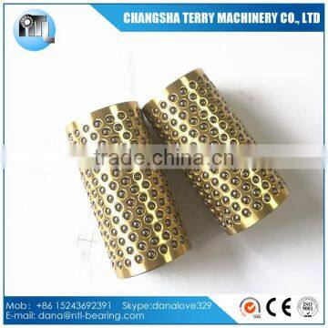 65mm bore Brass sliding bushing ball cage bearing