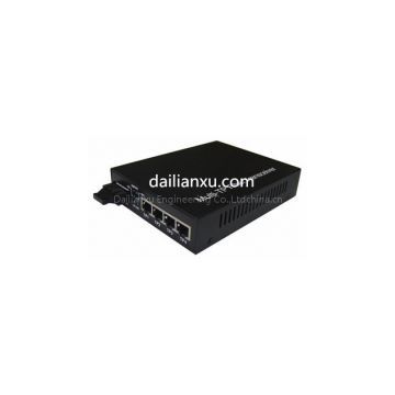 4chs 10/100M Ethernet Fiber Optical Switch