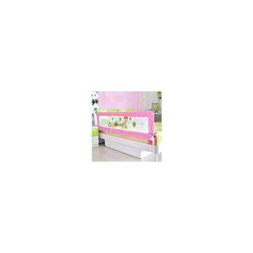 Pink Portable Bed Rails For Babies , Foldable Kids Bed Rail