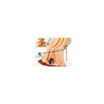 Microfiber Adorable Applique Bath Towels , 275g Microfiber Sports Towel