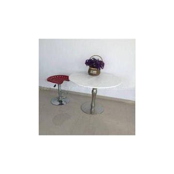 White Wooden Square Dining Table