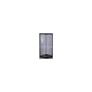 Popular Bathroom Glass Shower Cabins 800 X 800 With Square Black ABS Tray