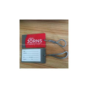 PVC Luggage Tag Type Eco-freindly Factory Direct Pvc Luggage Tag