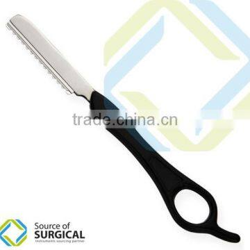 Thinning Stainless Steel Barber Straight | Plasting Handle B-SR-5