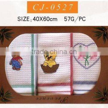 100% Cotton Custom Kitchen Tea Towels With Gift Box