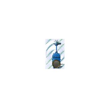 QY nonrising stem electricknife gate valve