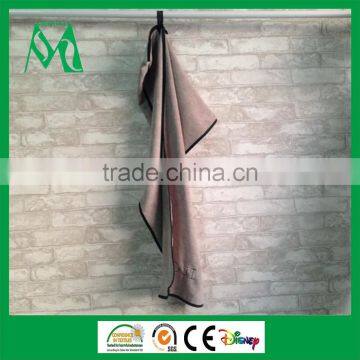 China wholesale microfiber bench towel with zipper pocket