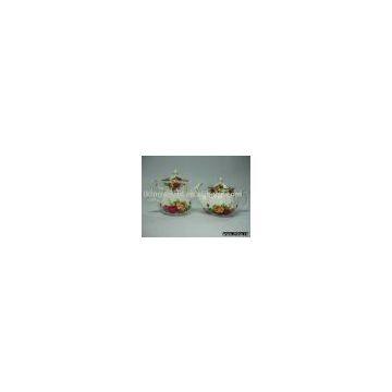 ceramic/porcelain candle holders