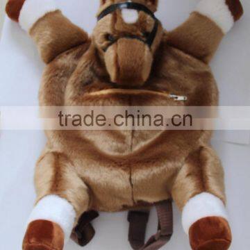 Custom Soft Animal Backpack Plush Horse Backpack photo-5