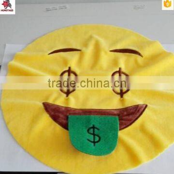 12" Inch / 30cm Large Emoji Pillows Smiley Emoticon Soft Plush Stuffed Yellow Roundy