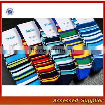 FXS140 Cheap Wholesale Combed Cotton Happy Mens Socks Custom