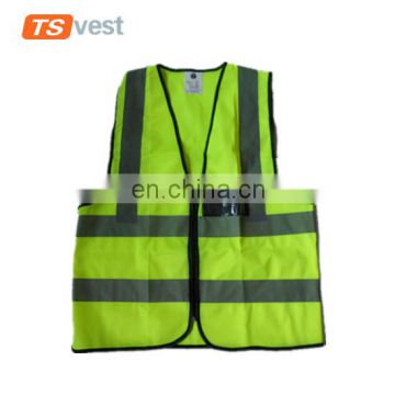 ANSI class 2 100% polyester knitted fabric roadway safety vest