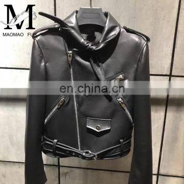 New Item Leather Jackets Fashion Cool Women Mexico Leather Jackets Bikers