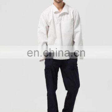 Assemble Line Long Sleeve v Neck Custom Comfortable Shirt Workwear