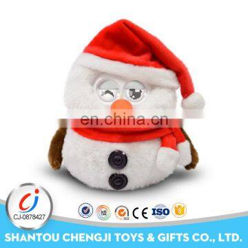 Christmas gifts plastic electric singing santa christmas snowman