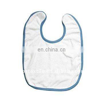 100%cotton printed customized baby bibs with high quality