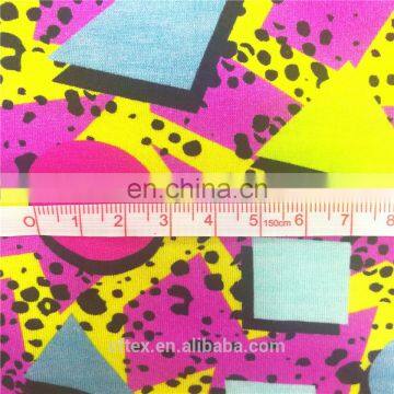 Customer Printed Natural 95 Bamboo 5 Spandex Fabric for Head Scarf photo-3