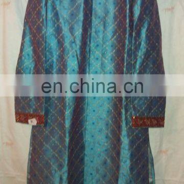 Ethnic Man's Wedding Zardosi Work Designer Sherwani Indian Kurta