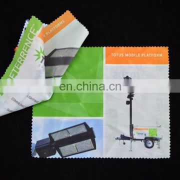 Custom advertising design sublimation printed cleaning microfibre cloths