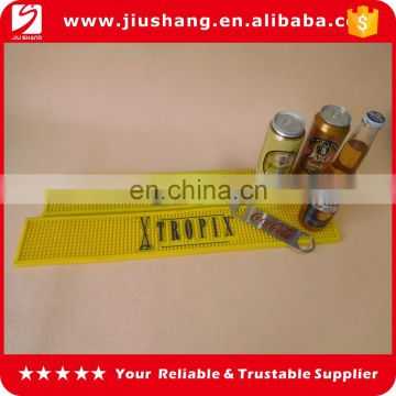 custom logo anti skid pvc bar drip mat for decorations