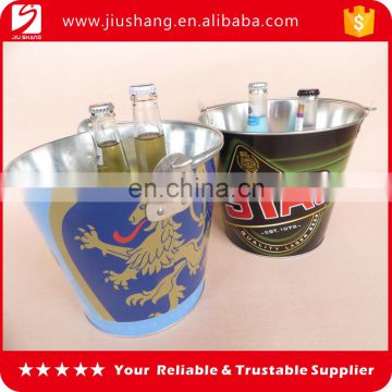 Personality mini tin beer ice bucket with bottle opener for bar using