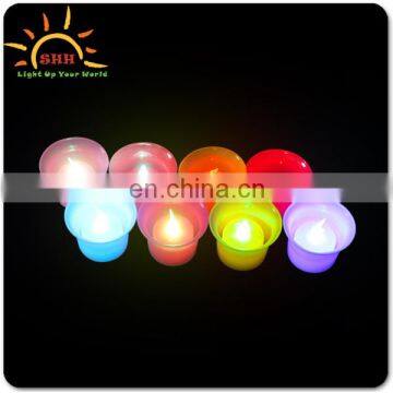 shh lights leds Beautiful Real Wax Material Fashionable LED Flashing Light Up Electronic Wax LED Candle All Party