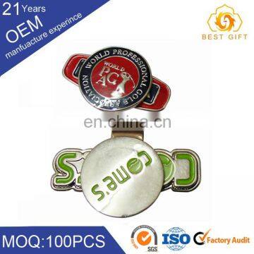 Hot Selling Unique Modelling Trade Assurance Metal Mterial Golf Hat Clip Make in China photo-2
