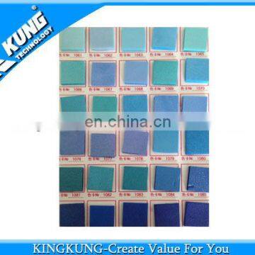 2016 newest color card for PVC airblowing granule