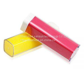 Isansun lipstick power bank 2600mAh electronics portable charger