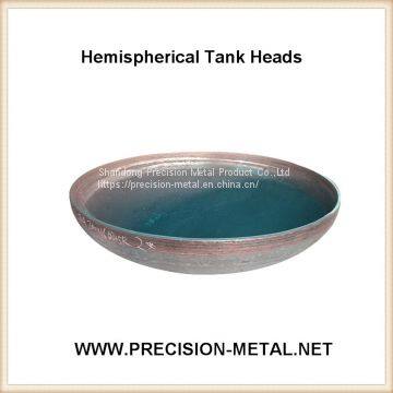 Q235B carbon steel Hemispherical Head for Water Tanks / dish end / pipe cap