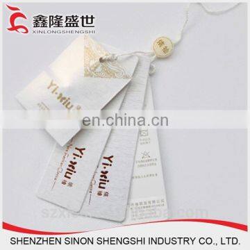 China Rectangle and round Hang tags swing tag