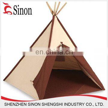 Healthy and environmental friendly UV protection waterproof canvas kids tent house for outdoor play