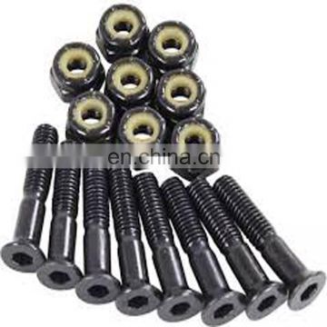 High strength hex head bolt nut din933 din931 din934 Titanium plating bolts and nuts m10