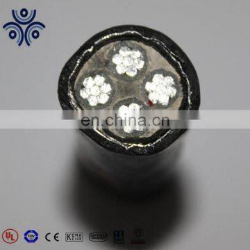 CE certified low voltage aluminum conductor xlpe insulated 4 core 120mm power cable