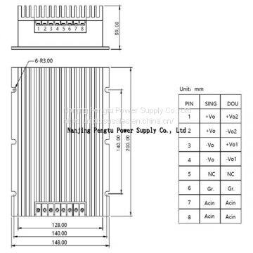300-600W ac to dc Converter 500w photo-2