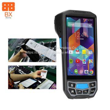 4G LTE wifi wireless Portable Rugged New Handheld POS Terminal with NFC Thermal Printer Barcode Scanner RFID Reader PDA