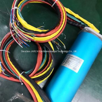 60 circuit hybrid sliprings air Through Bore Slip Ring Hydraulic