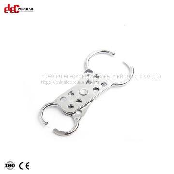 8 Holes Aluminum Lockout Hasp EP-K61 Aluminium Lockout Hasps Steel Shackle Padlock photo-2