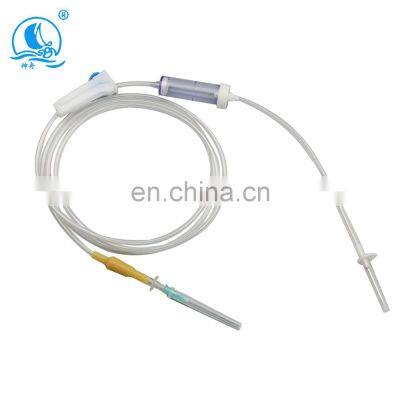 Disposable infusion set sterile infusion set with needle