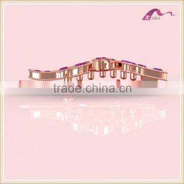 Funny Novelty Designer Crystal Decorative Hair Clips For Bridal Wedding Hair Accessories photo-3