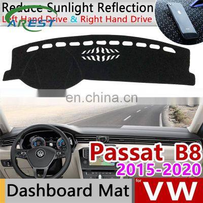 Dashboard Cover Slip Mat Accessories Dashmat Carpet for VW Passat Volkswagen Variant Alltrack 2016 2018 2015 2017 2019 2020