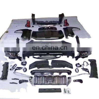 Facelift Body Kits for toyota prado old to new 2018 bumper lights car body parts upgraded