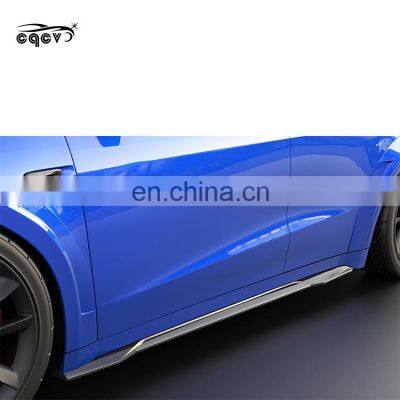 Zeus Carbon Fiber Parts for Tesla Model Y Front Lip Side Skirt Rear Diffuser Spoiler Fender Flares photo-2