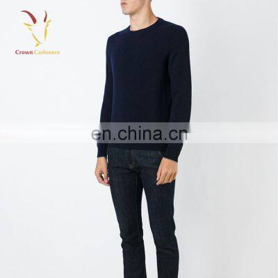 Men's Design Lambswool Sweater Round Neck Design of Hand Made Sweaters photo-3