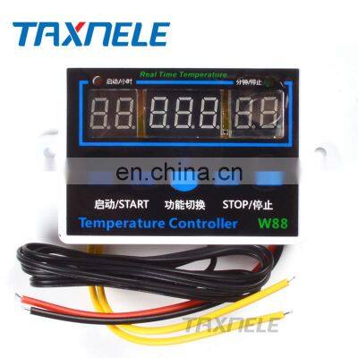 Digital Thermostat W88 12V 24V 220V Temperature Controller Triple Display Multifunction Thermostat Temperature Control Switch photo-3