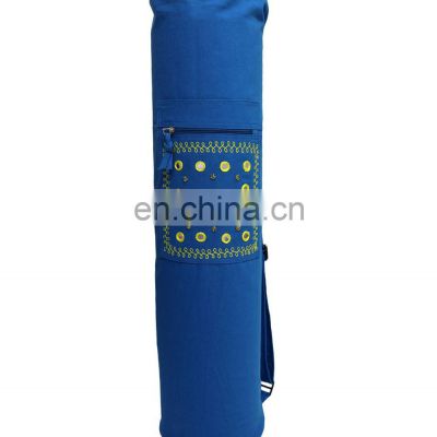 High quality Handmade designed canvas yoga mat bag bulk supplier