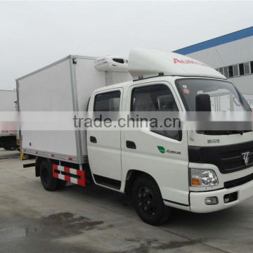 Foton Aumark double row cabin freezer refrigerator truck